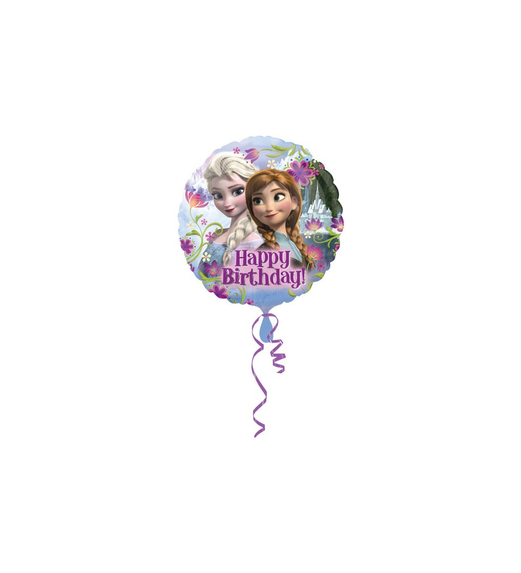 Boldog születésnapot fólia léggömb Frozen