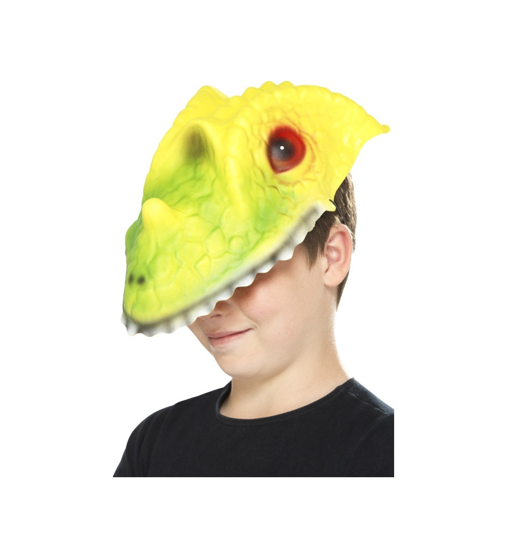 Műanyag krokodil maszk