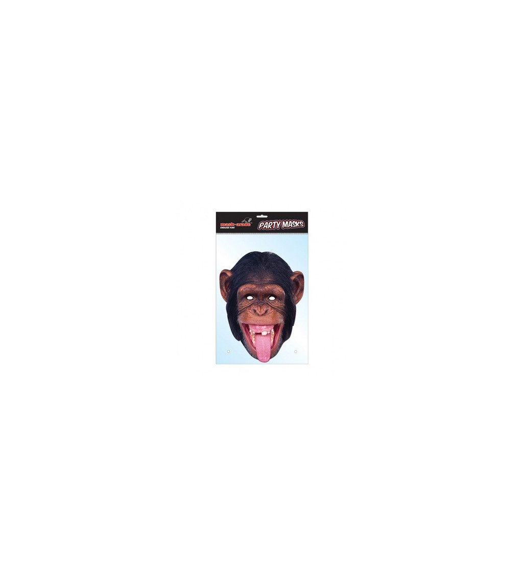 Papír maszk - Csimpánz