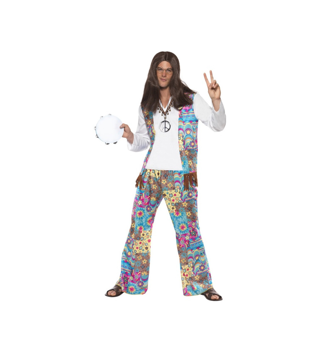 Férfi jelmez - Hippie, virág nemzedéke