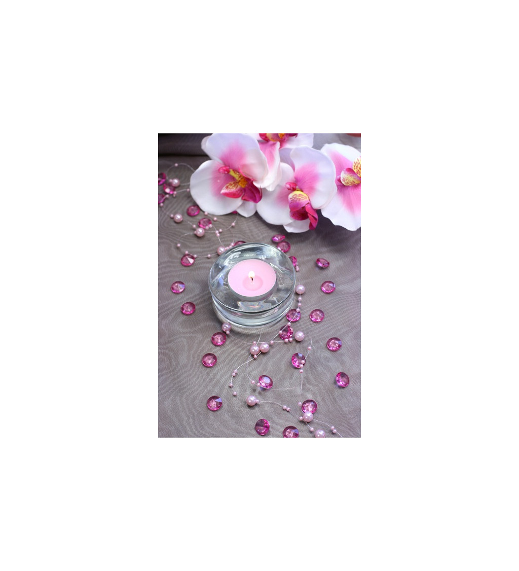 Rózsaszín konfetti - gyémántok