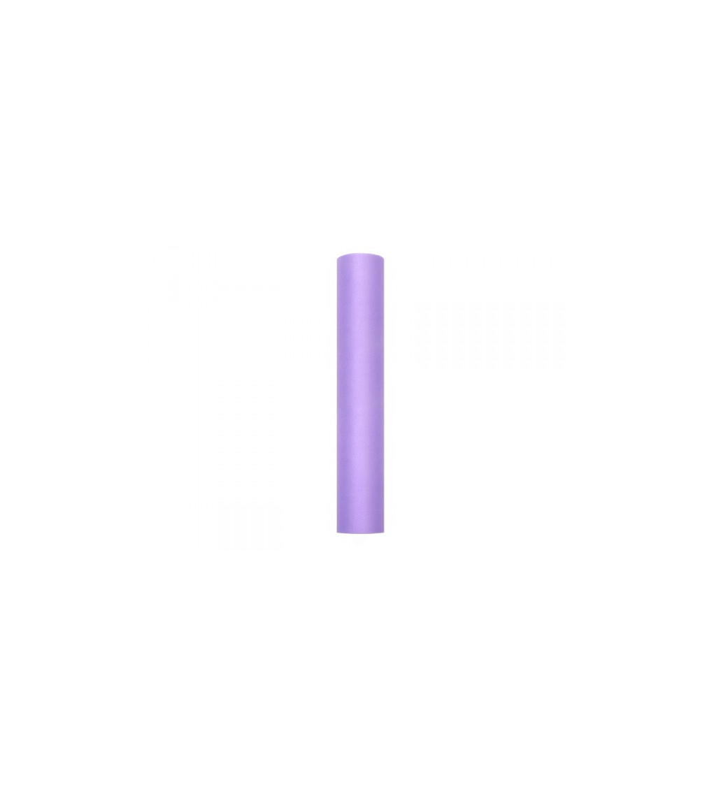 Egyszínű lila tüll - 0,5 m