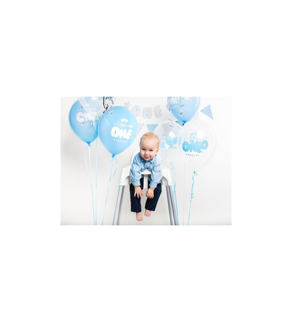 Kék léggömb Baby Blue 1. születésnap -