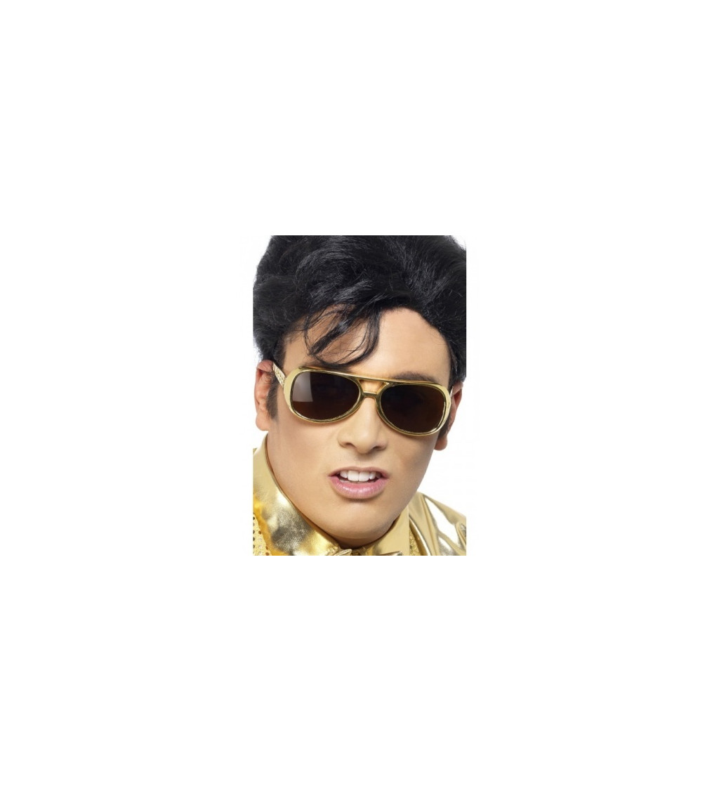 Elvis szemüveg - arany