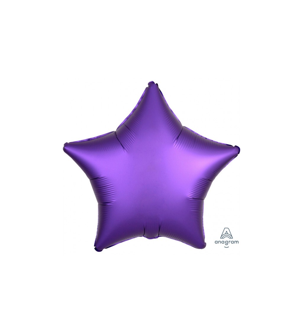 Fólia léggömb Csillag - lila