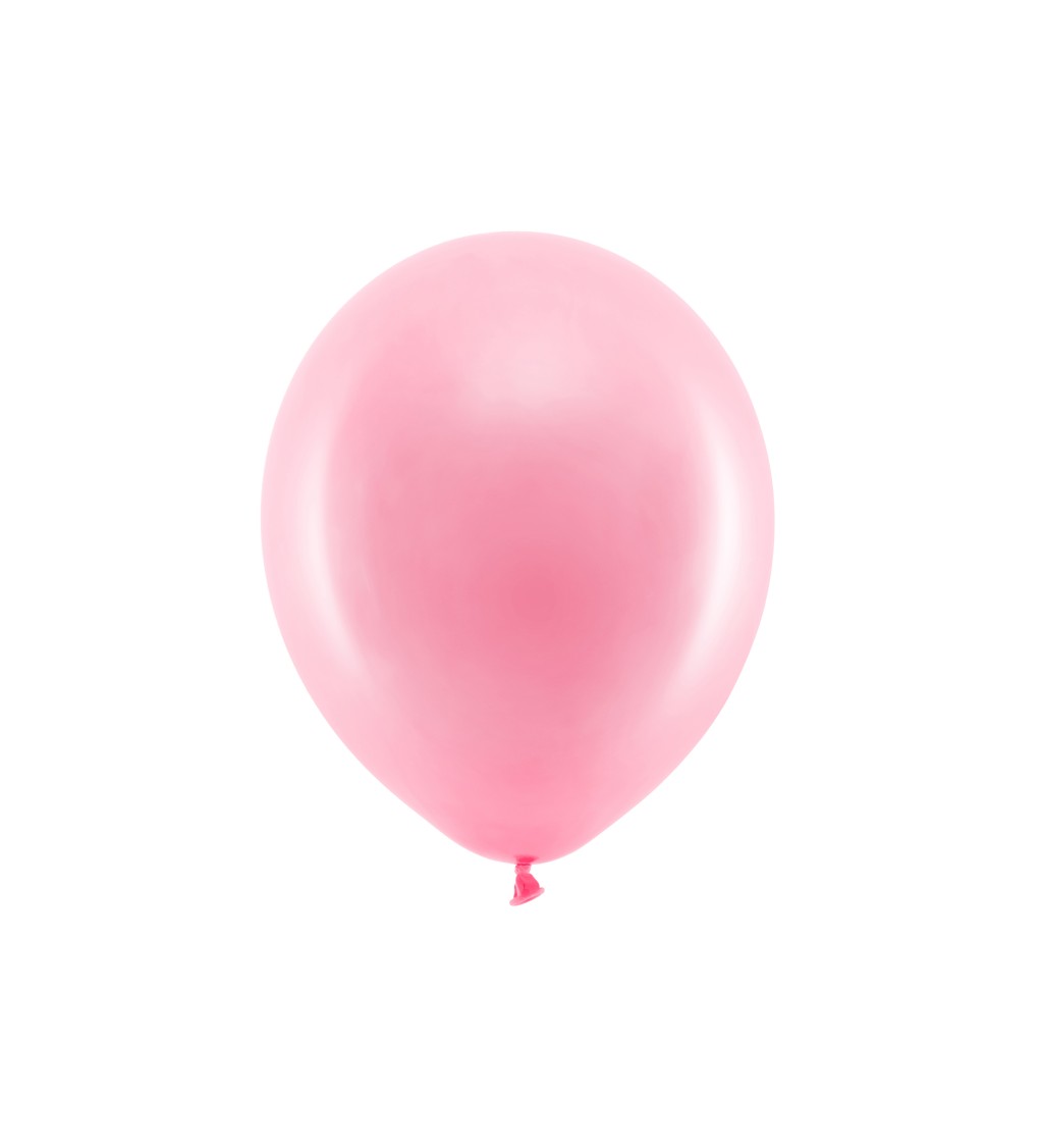 Szivárványos léggömbök 30 cm metál, rózsaszín