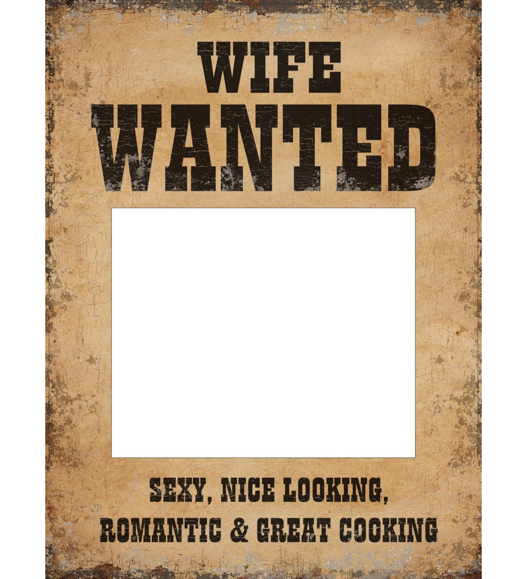 Fotó plakát Wanted - esküvő