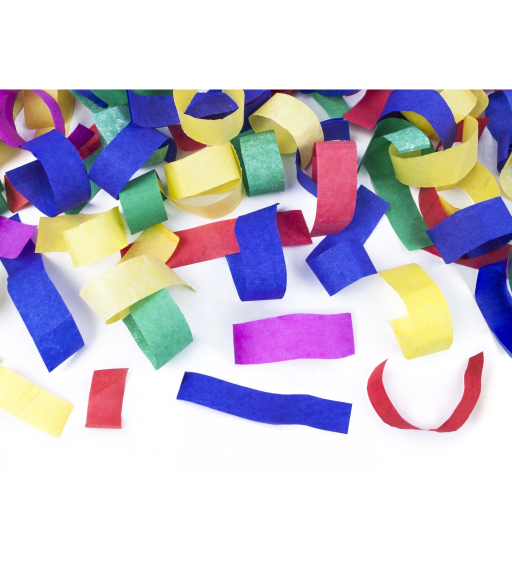 Party konfetti különböző színekben