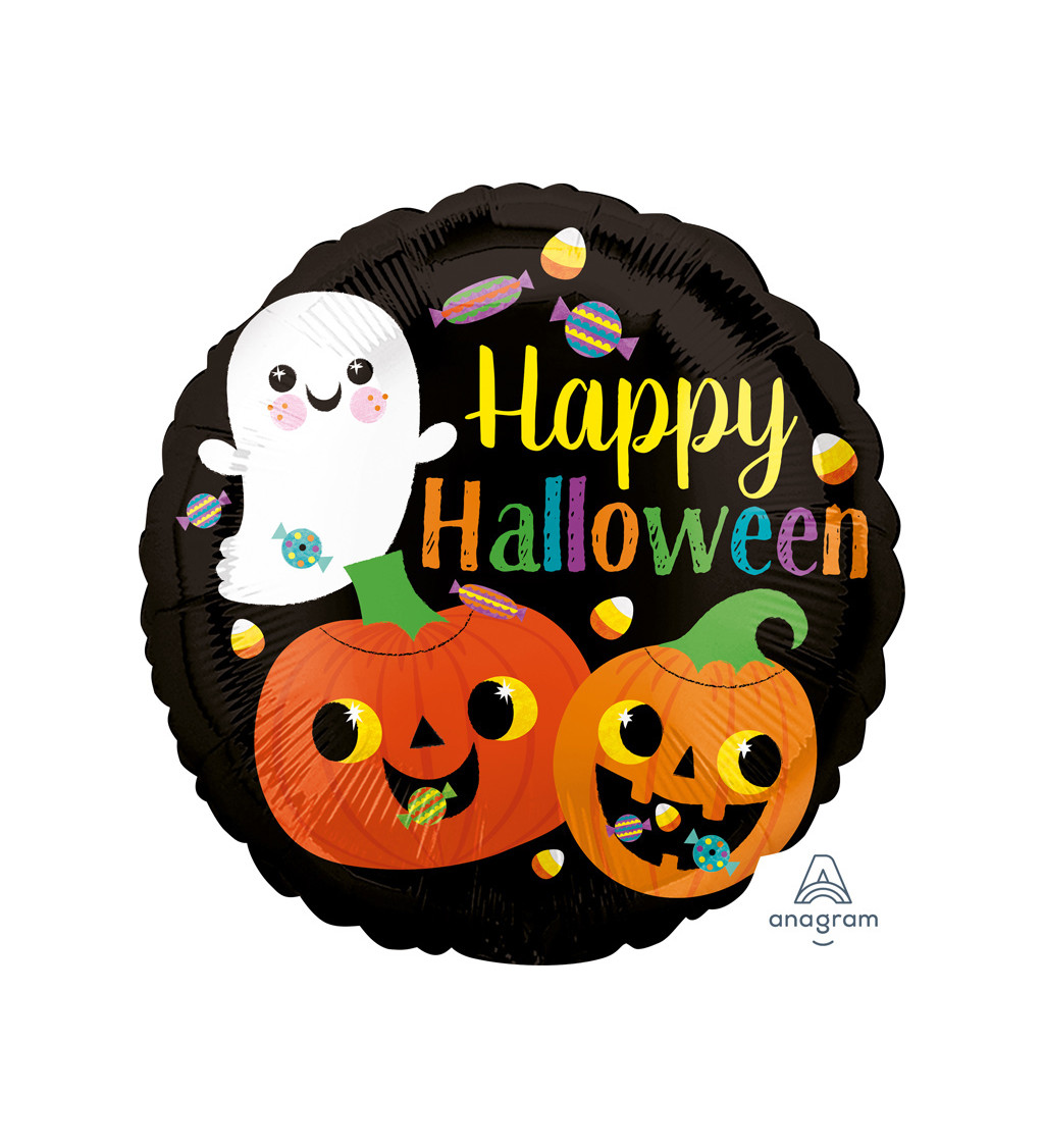Fólia léggömb - Happy Halloween