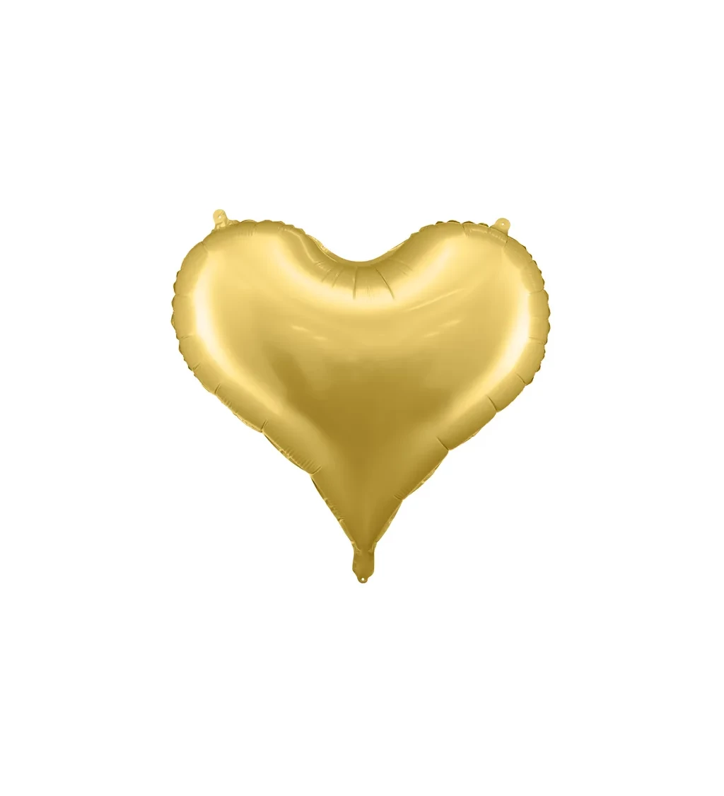 Fólia léggömb Szív - arany