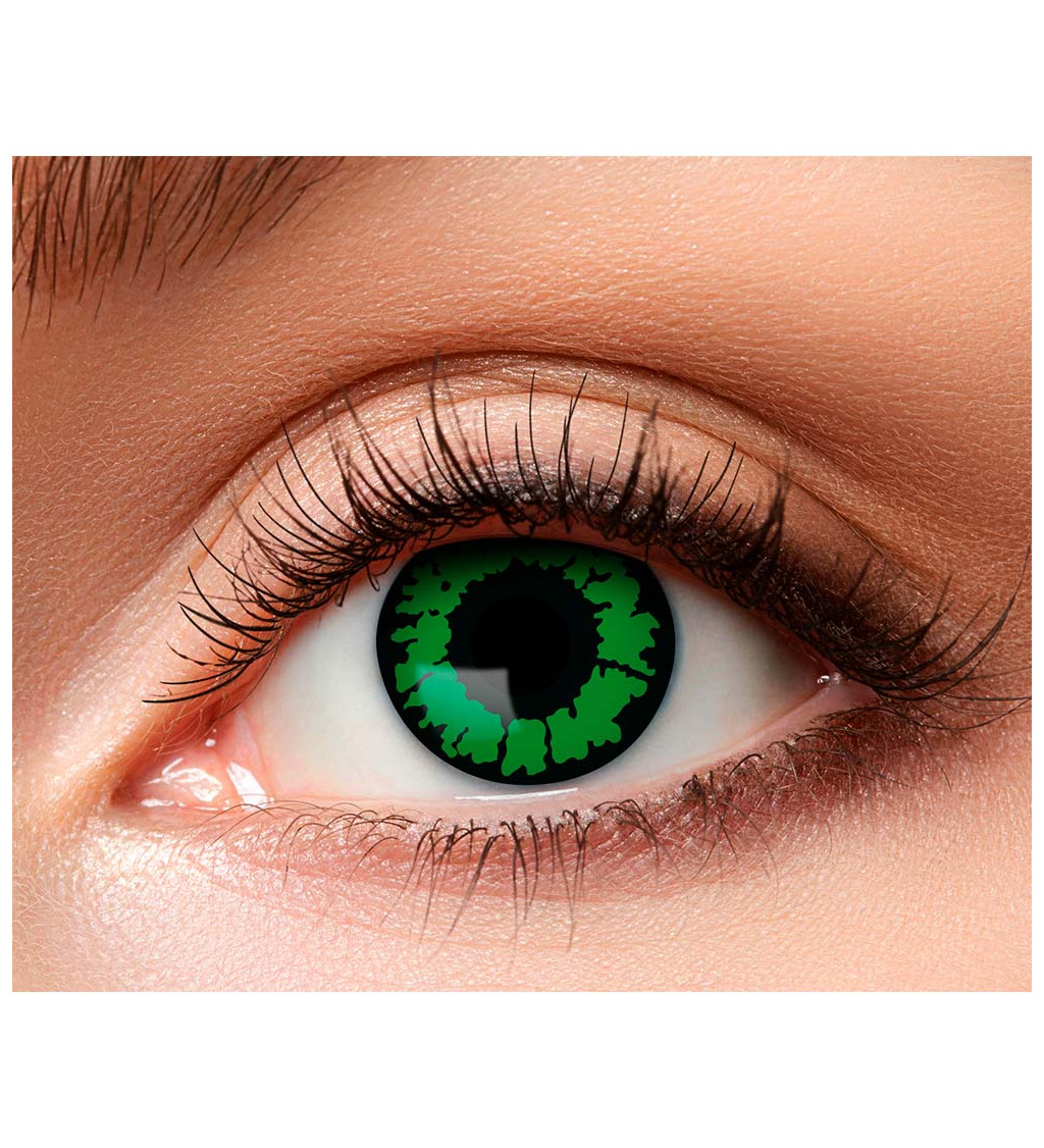 Zöld kontaktlencsék