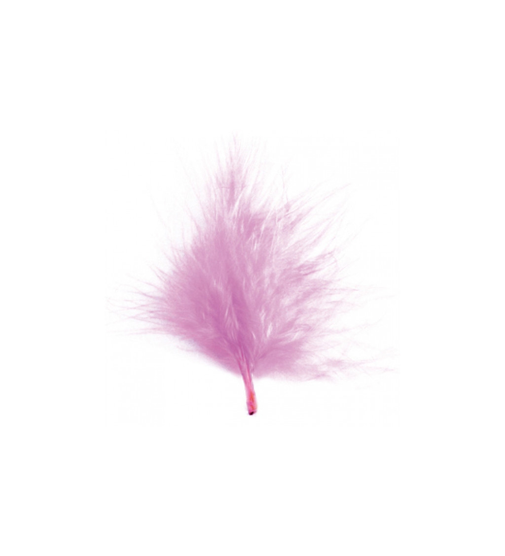 Világos rózsaszín toll
