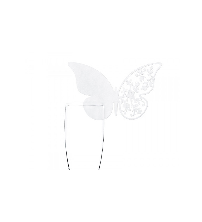 Névtábla - dekoratív pillangó