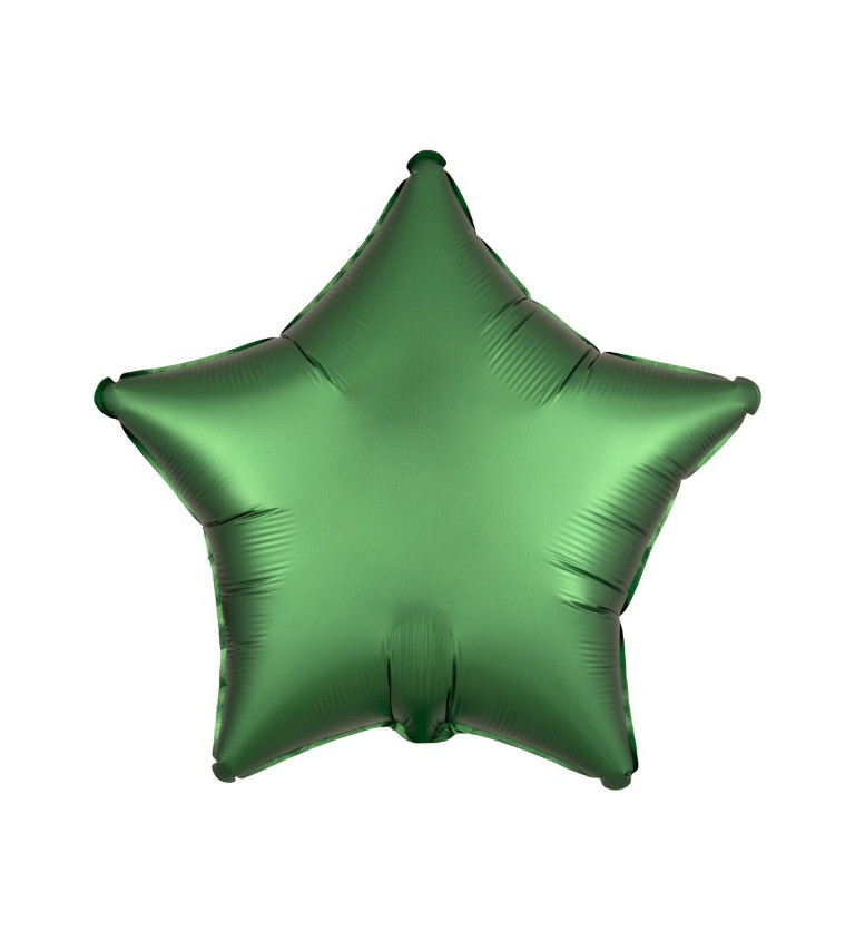 Csillag fólia léggömb smaragd