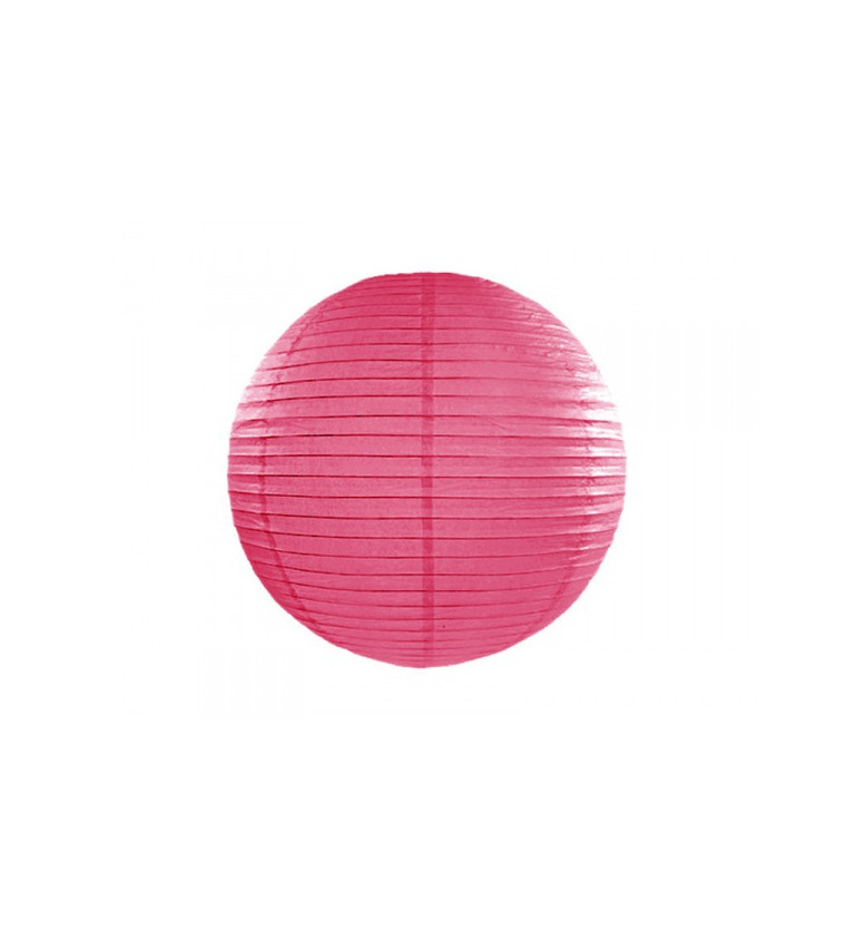 Rózsaszín lámpa - gömb 35 cm