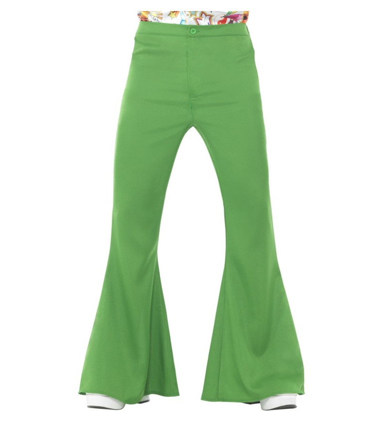 Férfi harang alakú nadrág - zöld