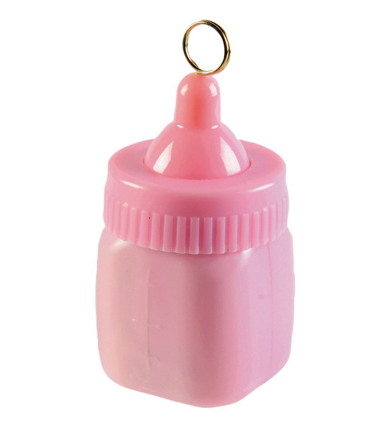 Léggömb súlyok - rózsaszín palack