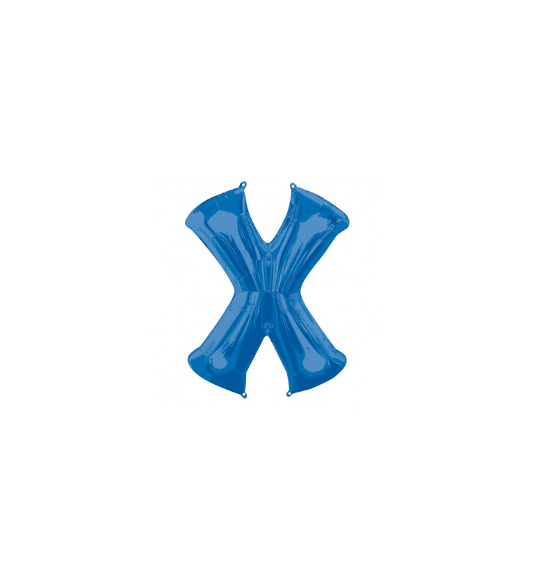 Kék fólia léggömb X