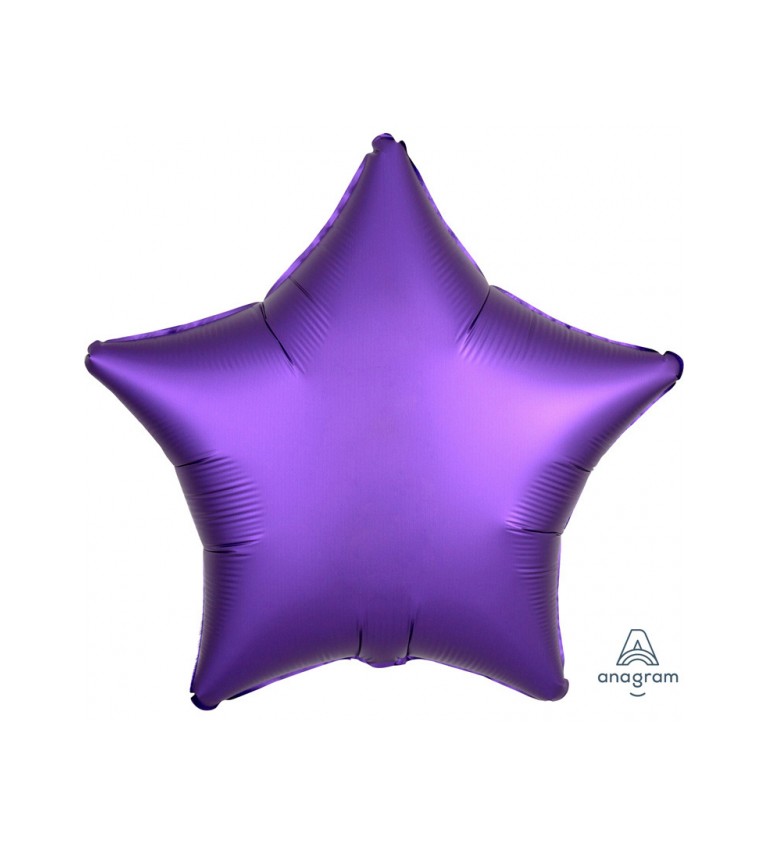 Fólia léggömb Csillag - lila