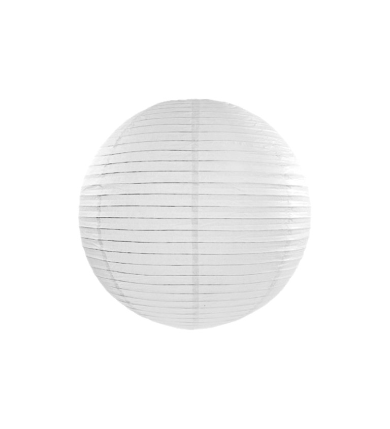 Fehér lámpás - gömb 45 cm