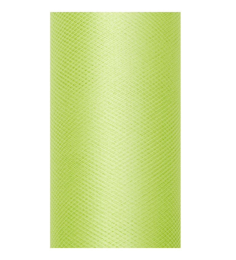 Egyszínű világoszöld tüll - 0,3 m