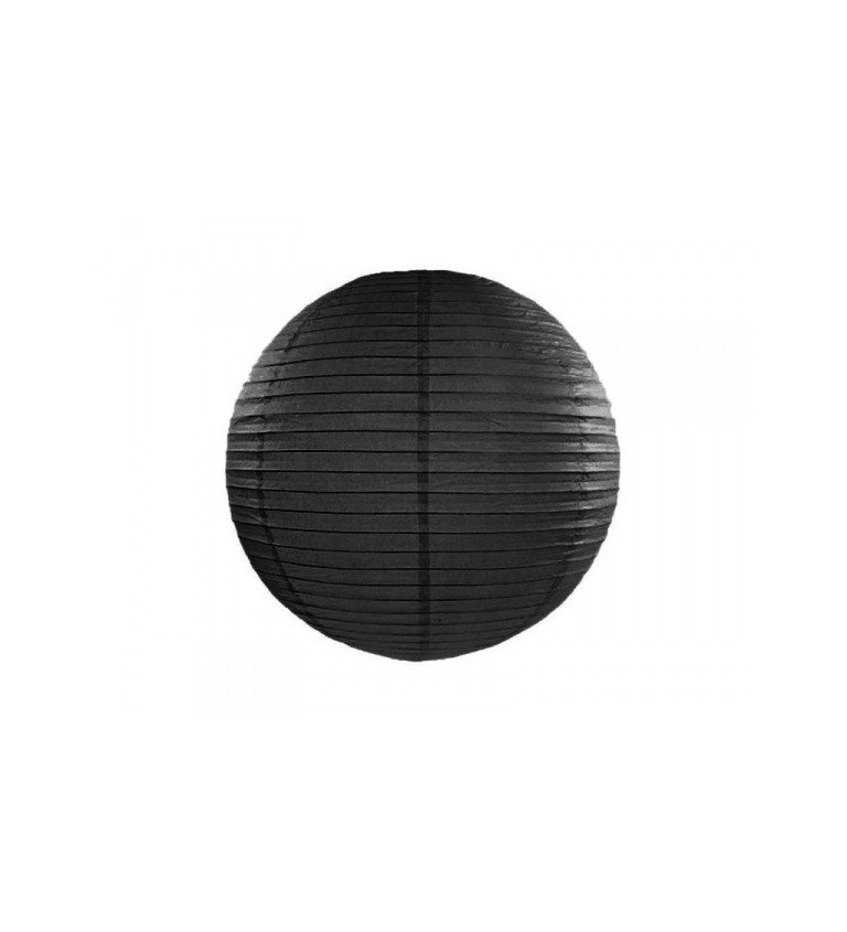 Fekete lámpás - gömb 20 cm
