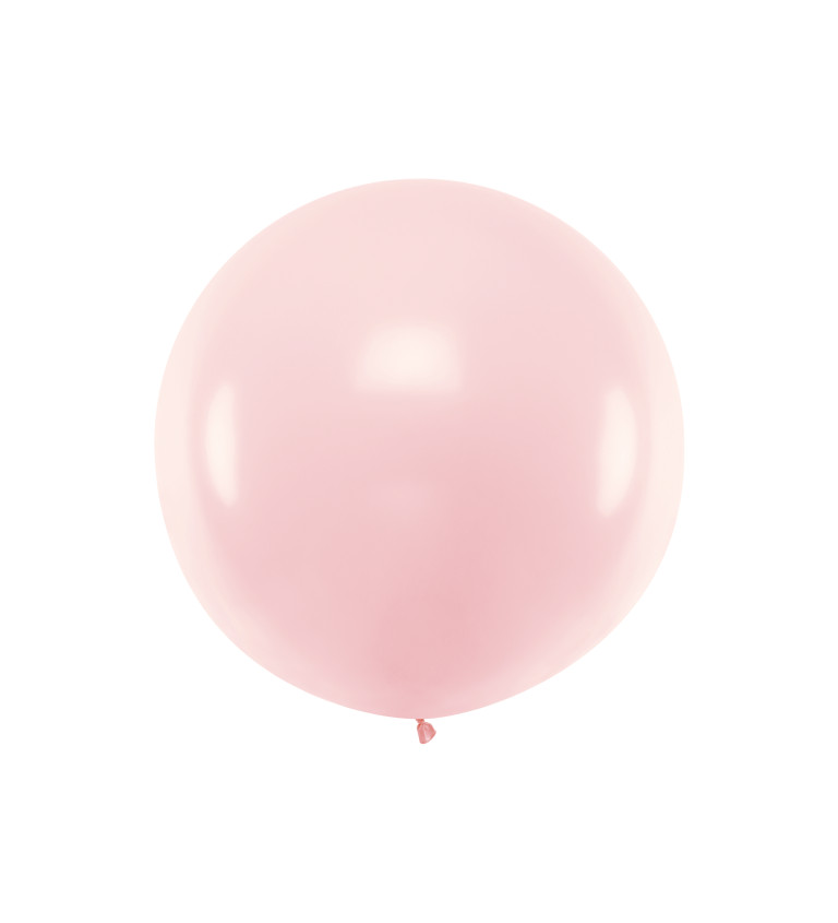 Világos rózsaszín jumbo léggömb