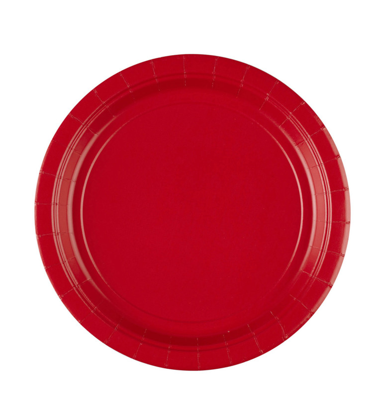 Piros tányérok