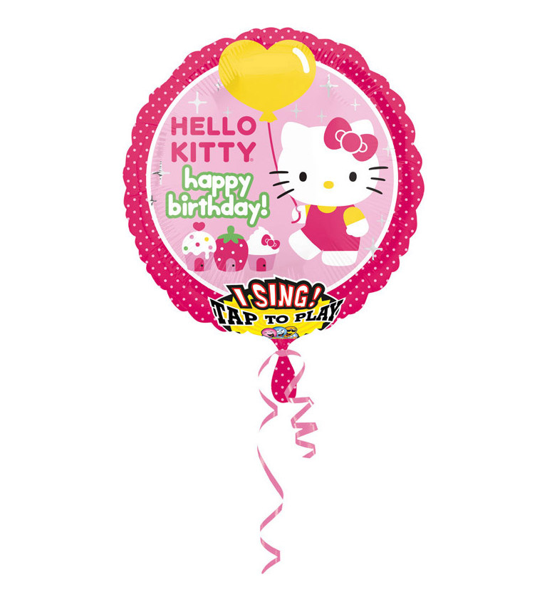 Éneklő léggömb  Hello Kitty