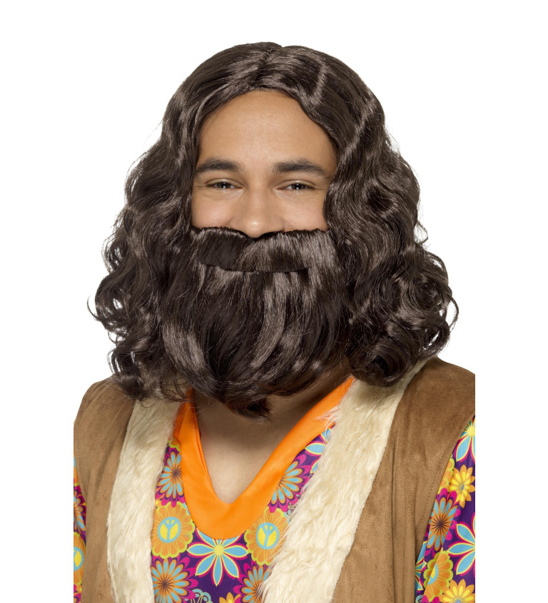 Hippie/Jézus paróka és szakáll