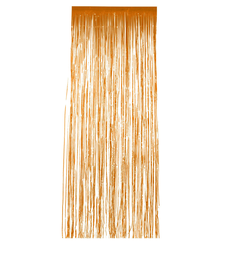 Narancssárga fényes függöny
