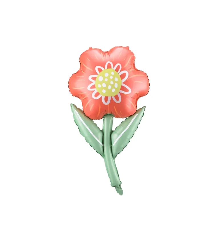 Fólia léggömb virág
