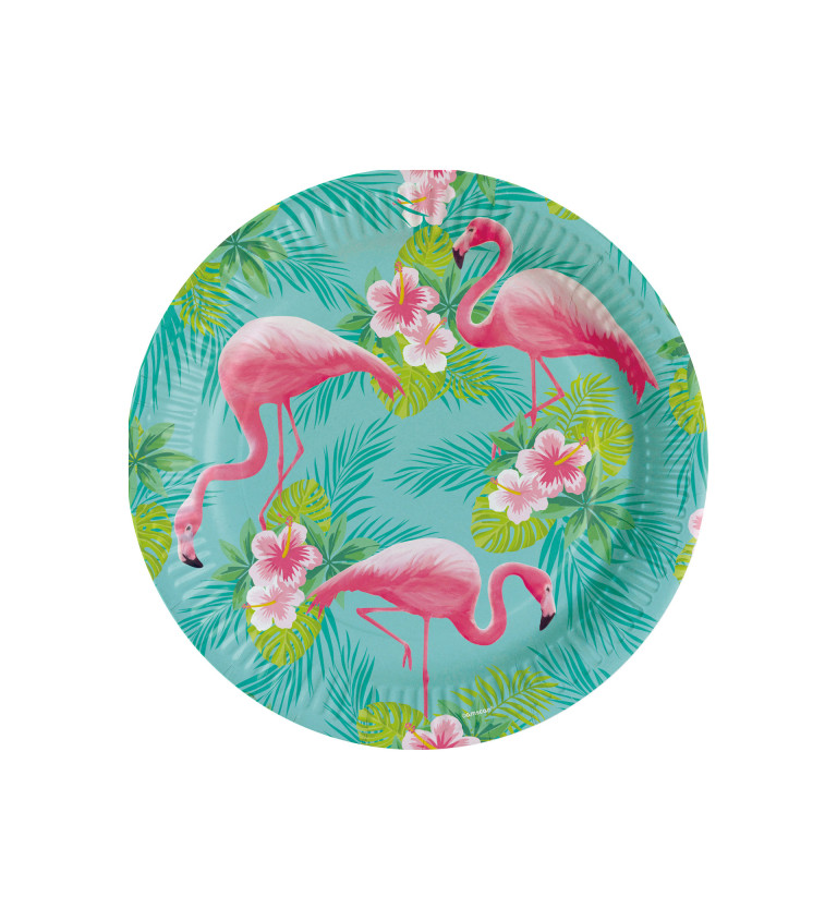 Flamingó tányér