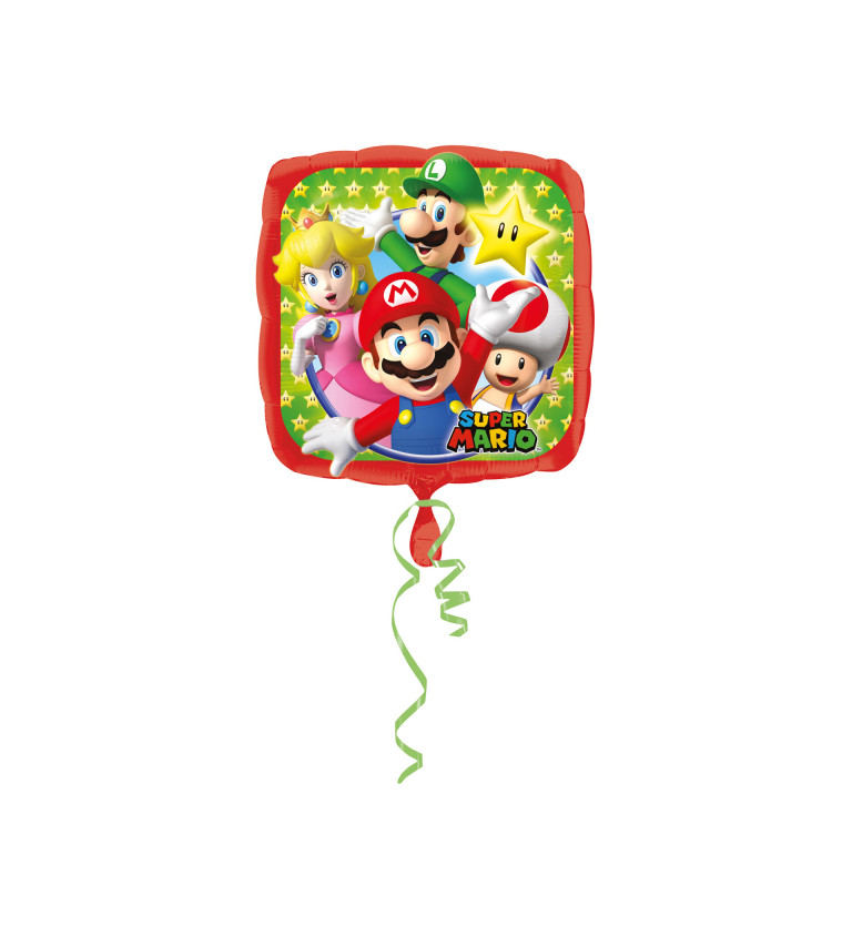 Mario fólia léggömb
