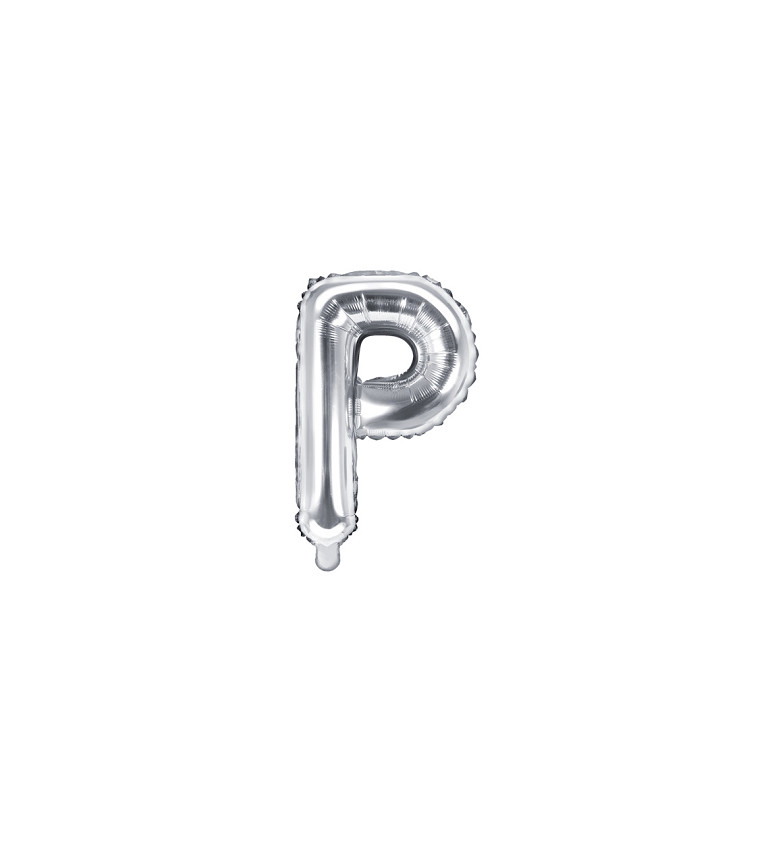 Léggömb ezüst P betű