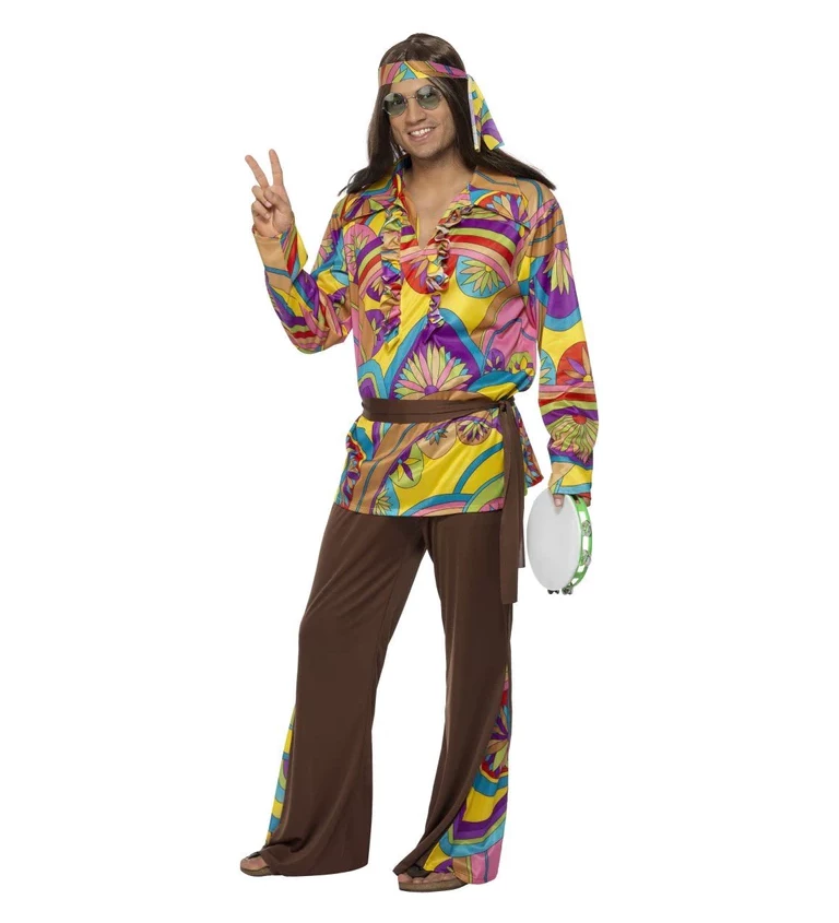 Férfi jelmez - Hippie