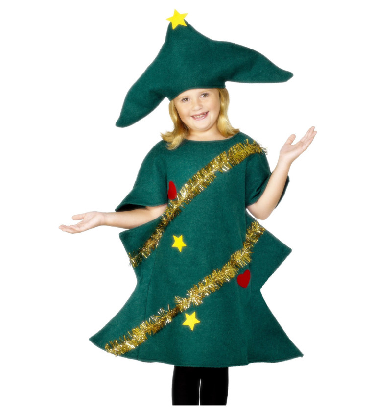 Gyermek jelmez - Zöld karácsonyfa