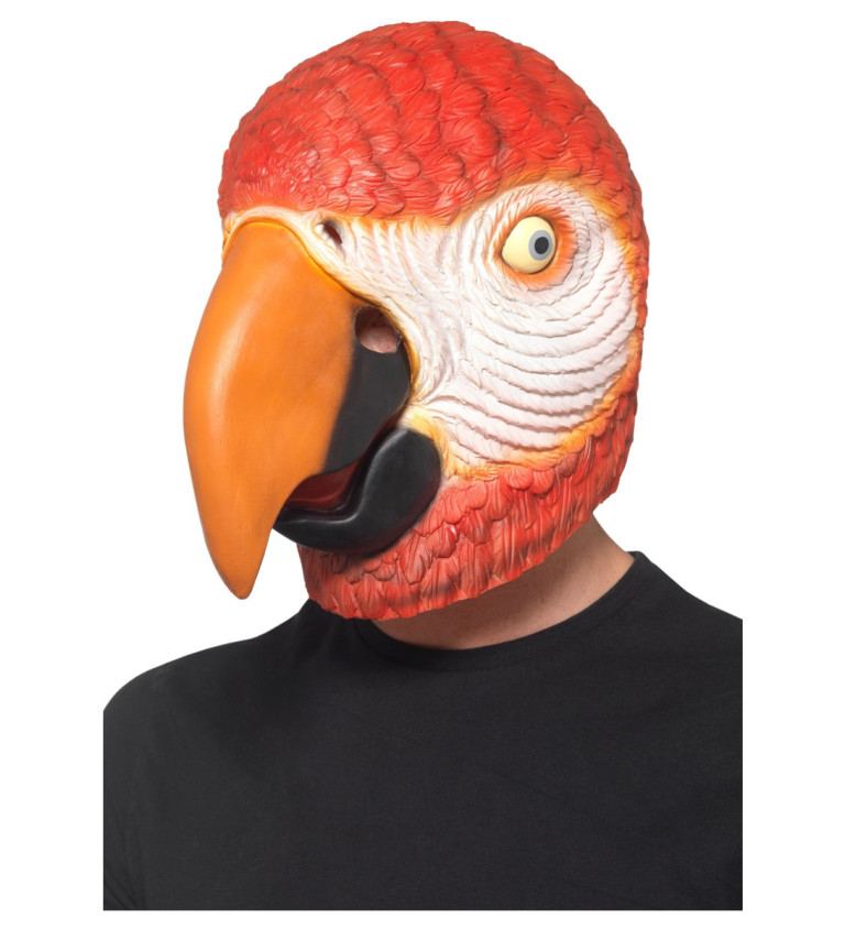 Latex maszk - papagáj