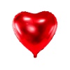 Fólia léggömb Piros szív