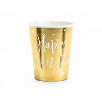 Boldog új évet csésze - arany