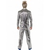 Férfi jelmez - Disco ezüst öltöny