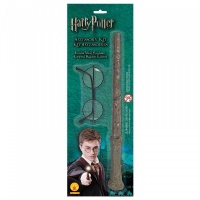 Harry Potter varázs pálca és szemüveg szett