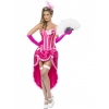 Női jelmez - Burlesque táncosnő, rózsaszín
