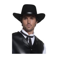 Cowboy kalap deluxe, fekete
