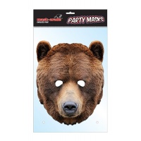 Papír maszk - Medve