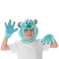 Gyermek állatos jelmez - Szörny RT Sully (fej és kesztyű)