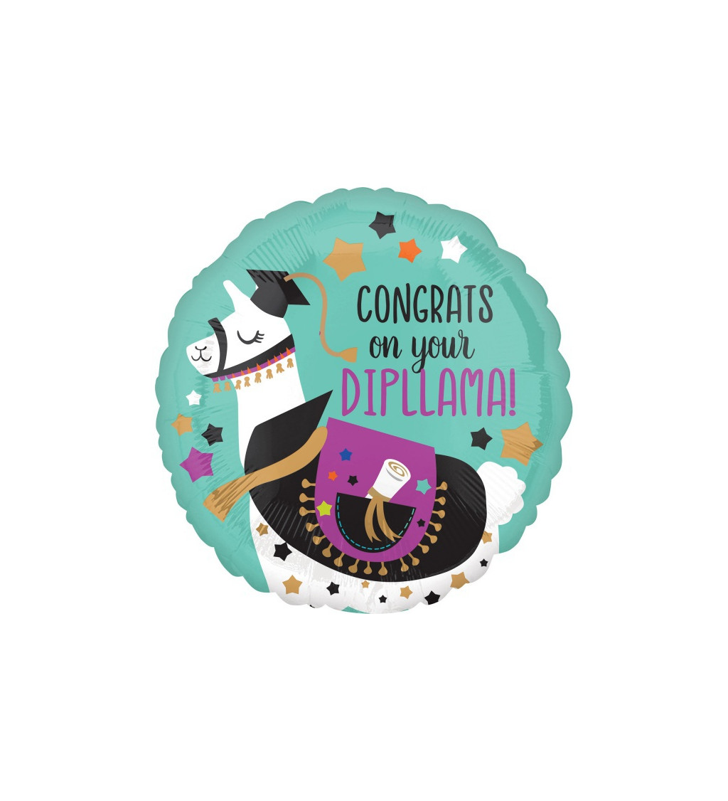Fólia léggömb Gratulálok a diplomádhoz