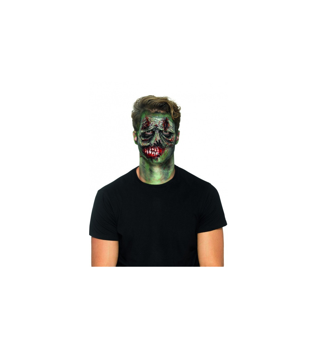 Latex zombi maszk