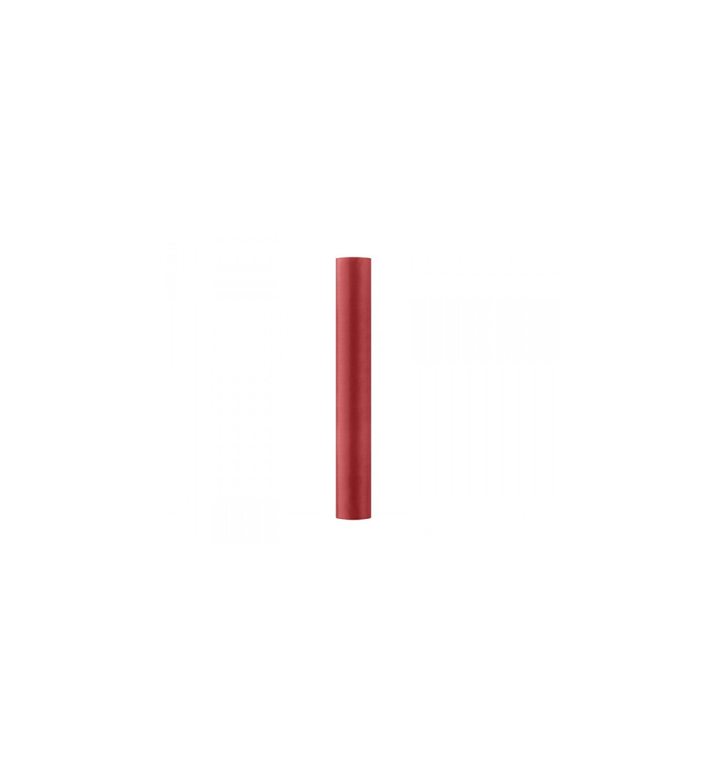 Egyszínű szatén - piros (0,36)