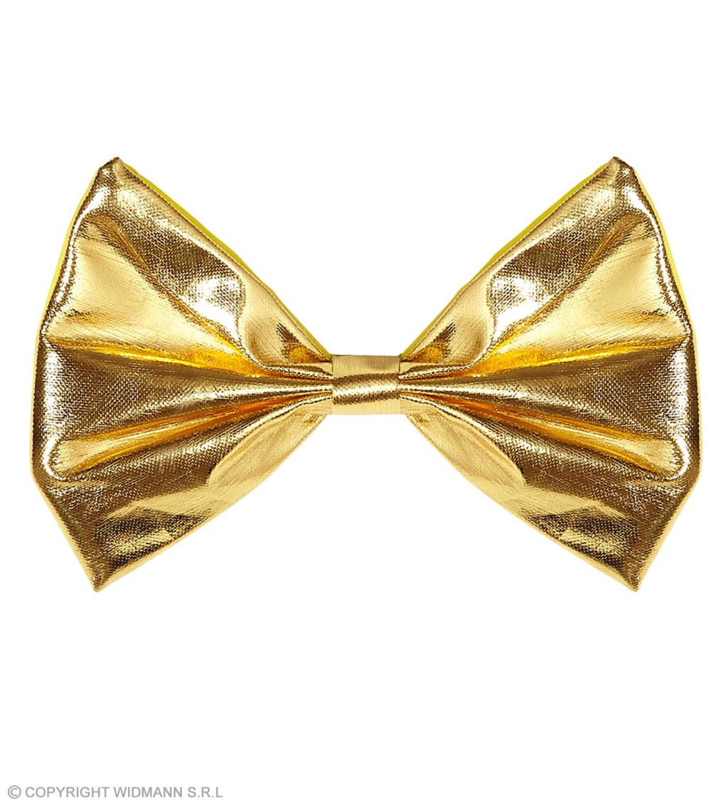 Fém csokornyakkendő - arany